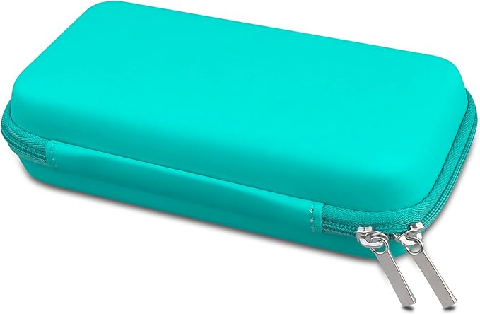 Canboc Electronics Travel Organizer, MacBook Charger Carrying Case, Electronic Accessories Portable Cable Storage Bag for Charging Cord, Power Adapter, MagSafe, USB Hub, Power Bank, Earbuds, Turquoise