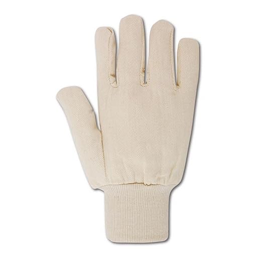 MAGID MultiMaster Ambidextrous 8 oz. Clute Cut Canvas Chore Gloves, 12 Pairs, Size Men's (Fits Large) (T89R)