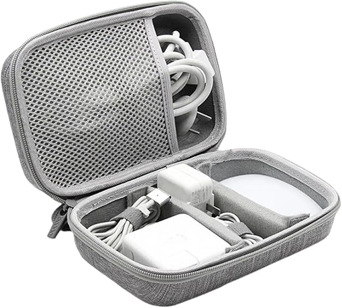 Electronic Organizer, Travel Cable Bag, Protective with Divider Storage Bag for Cord Charging Cable Flash Drive