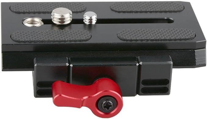 CAMVATE Quick Release Base Plate Compatible with Manfrotto 501/504/ 577 Tripod Standard Accessory - 1419