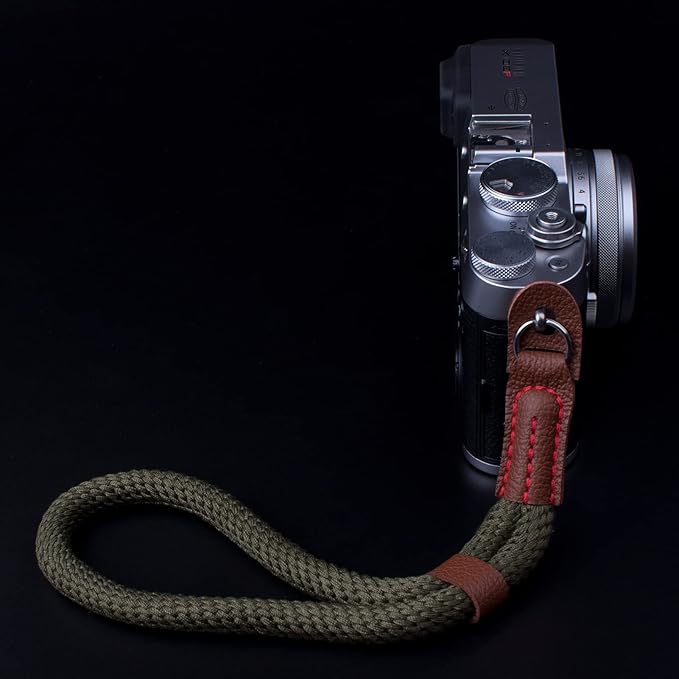 Camera Wrist Strap,Hand Strap lanyard for DSLR SLR Mirrorless Camera Rope Adjustable Safety Strap(Green)