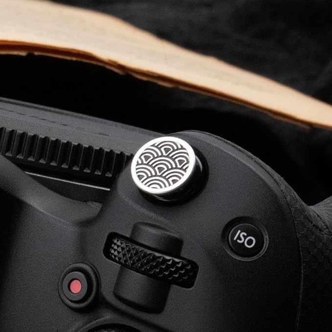 Mountains and Sea of Clouds Camera Metal Shutter Button Compatible for Canon EOS R RP R3 R5C R5II R6II R7 R8 R10 R50 (Aluminum Alloy-Shutter Decorative Button)