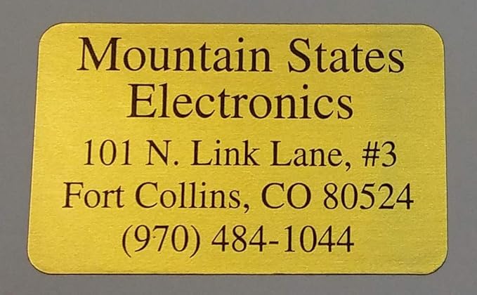Printed Labels Rectangle 1" x 2" Custom Personalized Rolls, Quality Business Address Stickers, One Ink Color - (Made in The USA) (500)