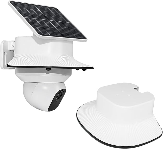 Camera Rain Cover Compatible with Eufy SoloCam E30,Eufy SoloCam E42,Sun Shade Rain Shield Outdoor Camera Cover with Resistance,Protective Anti Glare Cover for Security Cameras,Easy Installation