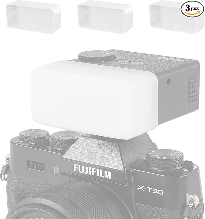 3Pack Flash Diffusers for Godox im30 Flash Only Compatible with Godox im30 (3-White)