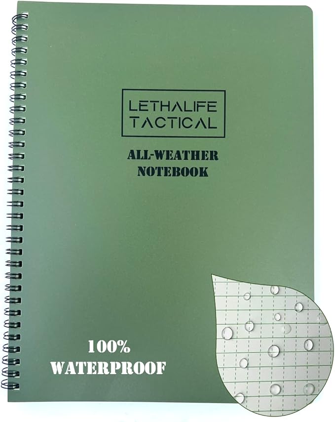 All Weather Field Notebook, Full Size, 8.5x11, Fully Waterproof