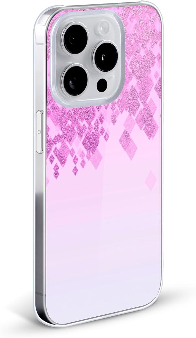 Head Case Designs Officially Licensed LebensArt Pink Pastel Glitter Patterns 2 Hard Back Case Compatible with Apple iPhone 15 Pro Max