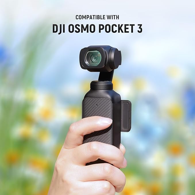 NEEWER 2X Macro Lens for Pocket 3, Magnetic Close Up Macro Photography Lens, 3 Elements in 3 Groups Multicoated HD Optical Glass, Compatible with DJI Osmo Pocket 3, Do Not Stack Filters, LS-64