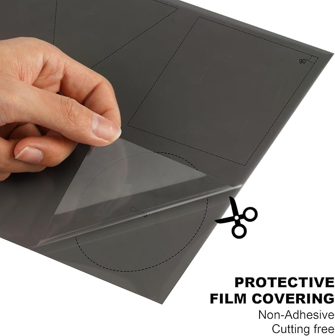 Selens 2Pcs Polarizer Film 7.8x11.8 inch Non-Adhesive Polarized Film Sheets for Physics Education, Photography, Screen