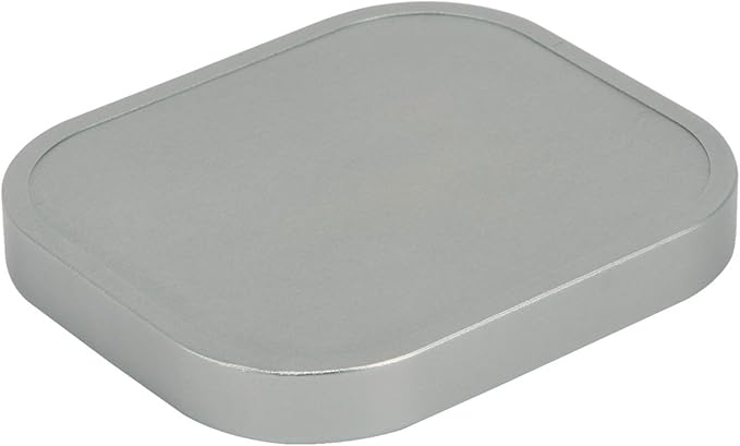Haoge Cap-HG-58W Square Metal Cover Cap for Haoge Specific Square Lens Hood Silver