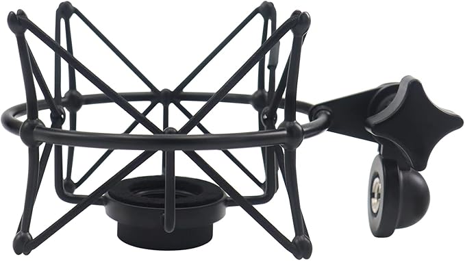 TLM 103 Shock Mount - Microphone Mount Compatible for Neumann TLM 103 M147 Condenser Mic by SUUNTOKS,Black