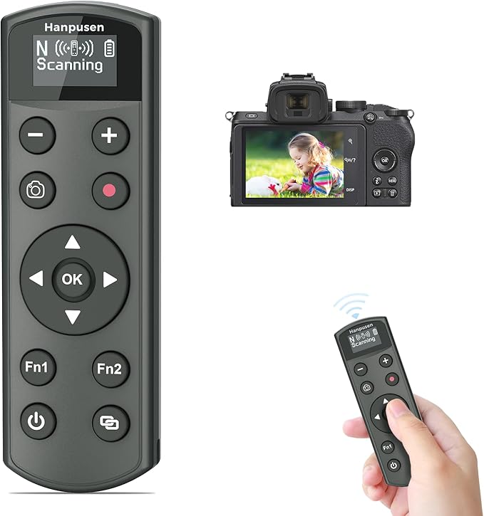 for Nikon Rechargeable Shutter Release,Wireless Camera Remote Control Compatible with P1000,P950,B600,A1000,Z6 II,Z30,Z50,Z5,Z7 II,Z fc,Z f,Z6 III,Z50 II,P1100,Z5II Replaces Nikon ML-L7