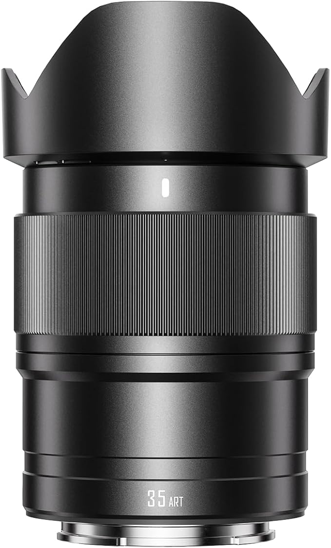 YONGNUO 35MM F1.8 E Mount Lens, STM Auto Focus Prime Lens, f/1.8 Lens for Sony E Mount APS-C Mirrorless Cameras ZV-E10 A6000 Series