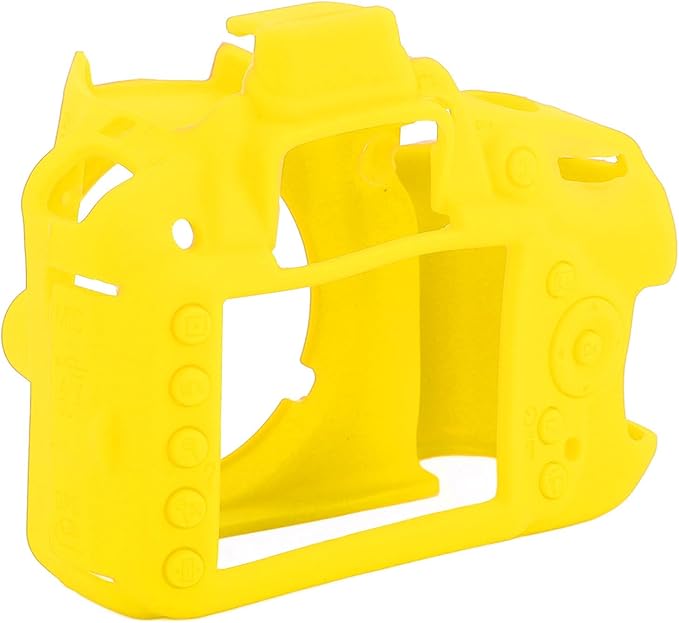 Goshyda Silicone Camera Case for Nikon D3100, Shock Proof Rubber Protective Body Skin Cover Bag for Nikon D3100 (Yellow)
