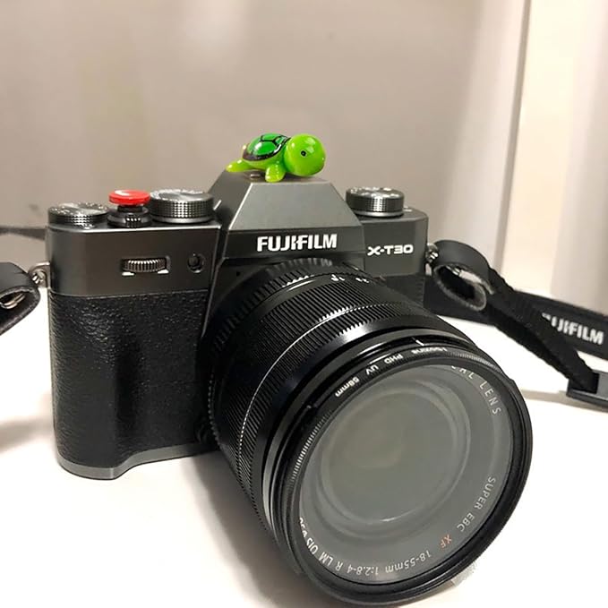 Camera Hot Shoe Cover, Cute Hot Shoe Cap, Hot Shoe Protector Compatible with Sony Fujifilm Fuji Canon Nikon Pentax Leical Panasonic (2pcs Tortoise)