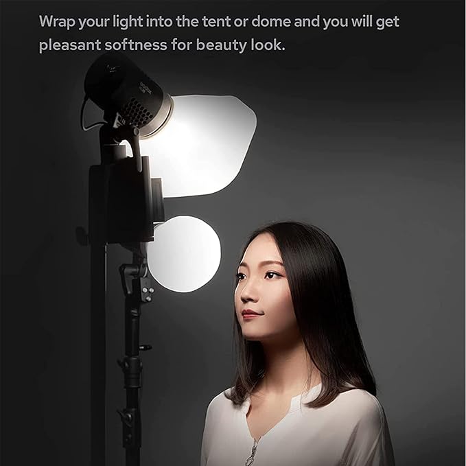 Godox ML-CD15 Camera Flash Diffusion Dome for Godox V1 V860III V860II V850II TT685II TT600 TT560II TT520II TT660 ML30 ML30Bi ML60 ML60Bi AD100PRO AD200PRO AD300PRO AD400PRO