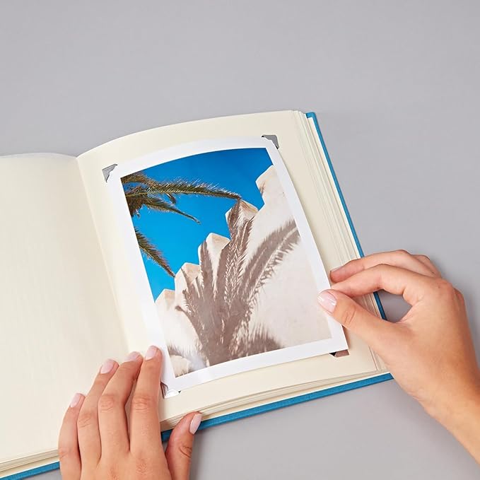 Semikolon - Self-Adhesive Photo Corners for Albums, 252 Pieces, Silver