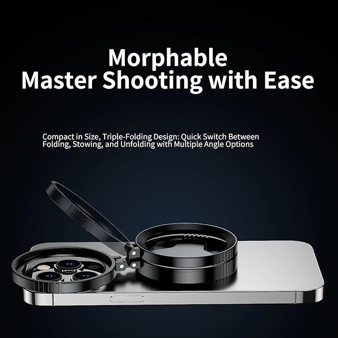 for MagSafe 52mm Phone Camera Filter Adapter Ring, Universal Magnetic Quick Release Mount, iPhone Photography Lens Filters