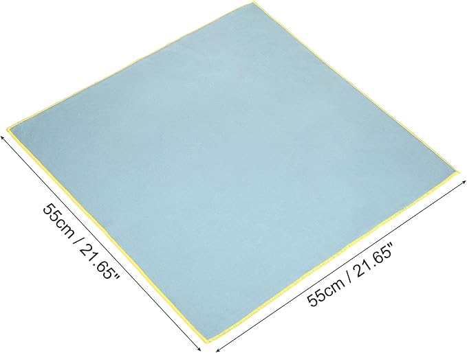 PATIKIL Camera Protective Wrap, 21.7" x 21.7" Lens Protector Wrapper Magic Self-Adhesive Camera Wrap for Camera Lens DSLR Phone Laptop, Haze Blue
