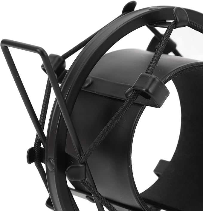 Microphone Shock Mount, Universal Shockmount For Microphones 55-60Mm In Diameter, Anti Vibration and Noise Mic Clip Holder Mount with Soft Pad
