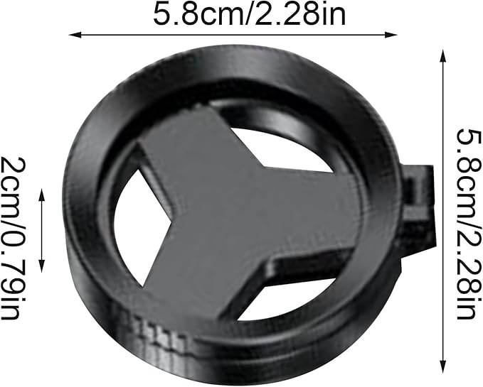 2026 Upgrade Anti-Glare Magnetic Phone Filter - 52mm CPL Polarizing Lens, Rotatable CPL Filter Reduces Reflections Enhances Colors for Smartphone Photography (2PCS)