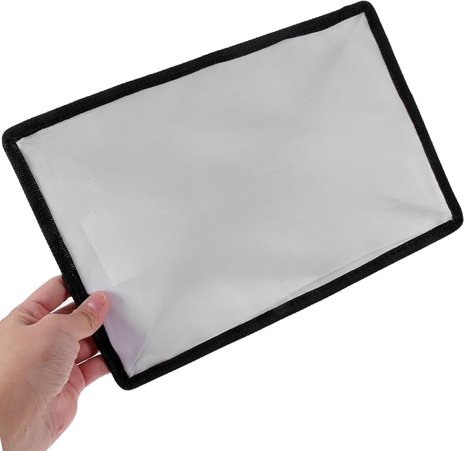 Vaguelly Portable Camera Flash Light Softbox Diffuser Universal Flash Diffuser for Photography Video Lighting with 20X30Cm Black and White Soft Fabric Cover