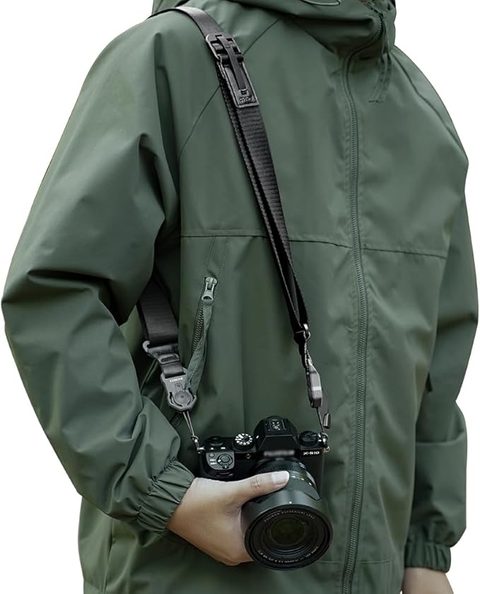 XILETU Camera Strap Shoulder Strap with Magnetic Adsorption Function for Easy Installation and Removal of The Camera (Black)