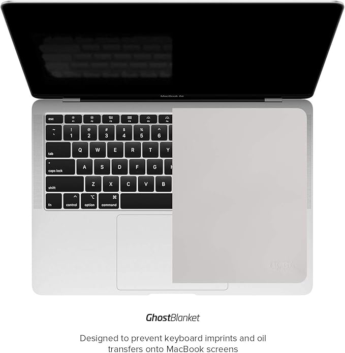UPPERCASE GhostBlanket Screen Keyboard Imprint Protection Microfiber Liner and Cleaning Cloth 15" Compatible with MacBook Pro 16"