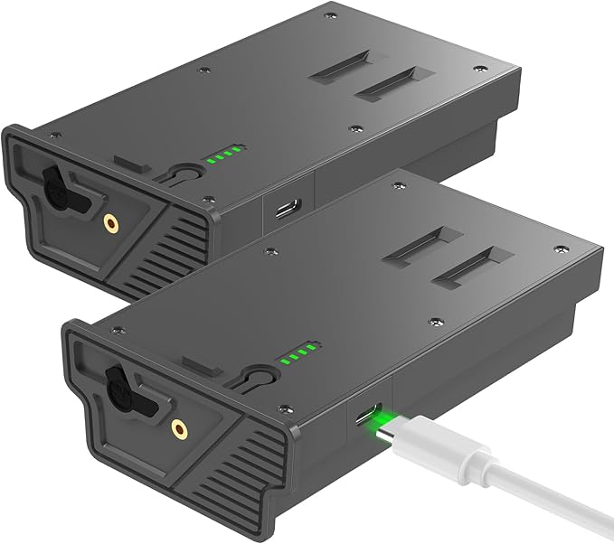 Artman New Reveal Lipo Lithium Battery Pack 6500mAh Upgraded Solar Charge Compatible with Reveal Cellular Trail Camera Ultra, Pro 3.0, X, X Pro, X Gen 2.0, X Gen 3.0, XB, SK (2-Pack)