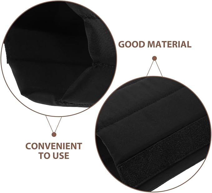 Cabilock Camera Bag Insert Dividers, 2pcs Shockproof Padded Dividers for Photography Accessories, Adjustable Camera Bag Organizer Inserts for Reflex and Mirrorless, Black