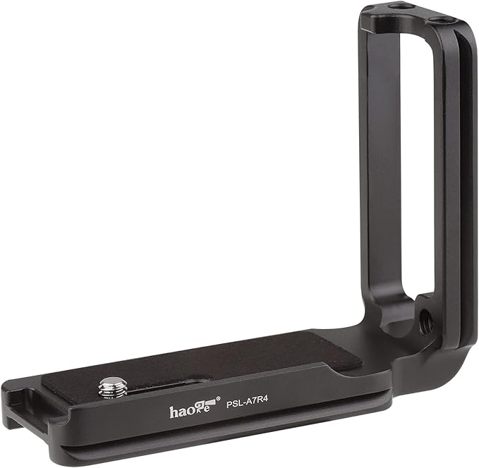 Haoge PSL-A7R4 L Bracket for Sony a7r5 α7R V A7R4 a7riv a7r4 a7rm4 A9ii E-Mont Camera,1 Piece Integrated Metal Arca Style Compatiable Quick Release Plate