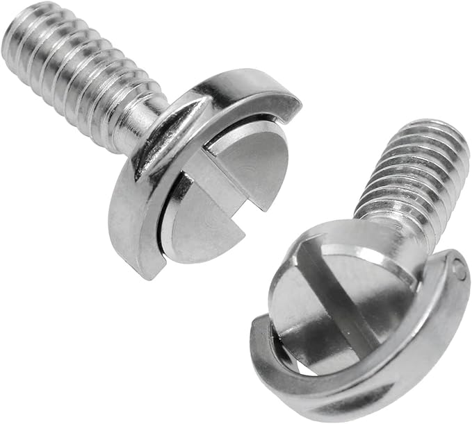 Lovelysp 1/4-20 Thread D-Ring Stainless Steel Camera Fixing Screws Suitable for Adapter Screws of Camera Tripod Monopod QR Quick Release Plate-4PCS