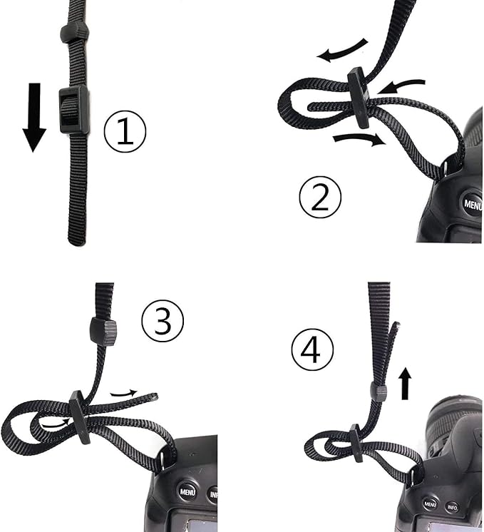 Camera Strap Women Camera Neck Strap Shoulder Belt Strap for Compact Digital Camera, Mirrorless Camera, Small DSLR Camera, Instant Camera(Black Dot)