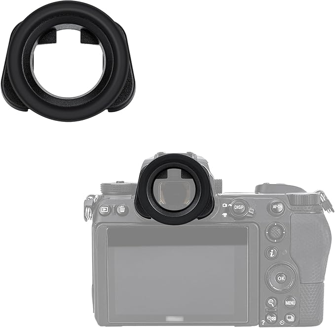 JJC DK-29 Round Eyecup Eye Cup Eyepiece for Nikon Z6III Z6 III Z6II Z7II Z6 II Z7 II Z5 II Z5II Z6 Z7 Z5 Cameras, Soft Rubber Eyecup Viewfinder, Replaces Nikon DK-29 Eyepiece