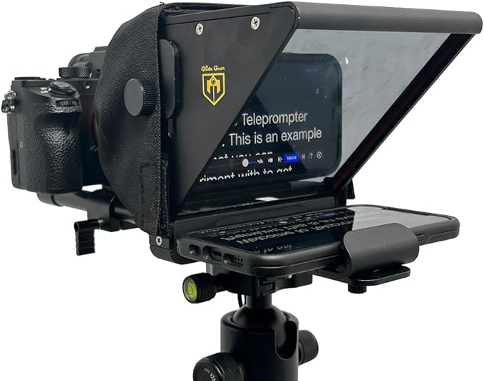Glide Gear TMP 75 Teleprompter - Laptop, DSLR, Smartphone - Carry Case, No Assembly