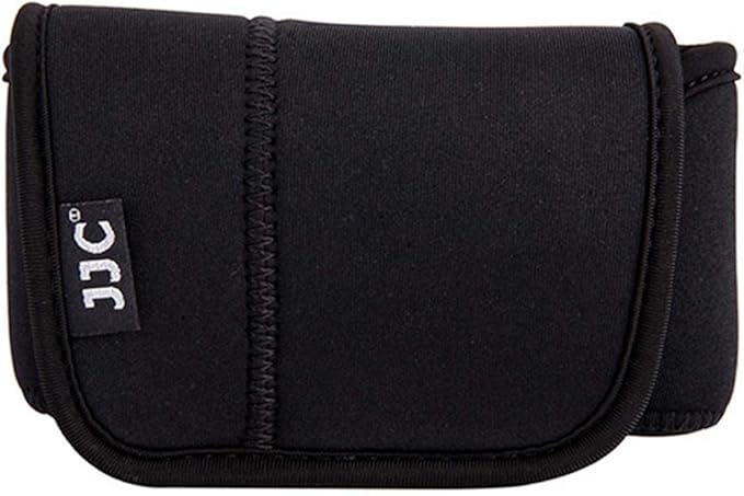 JJC Black Ultra Light Neoprene Camera Case, Compatible with X-E4 X-T30 II X-T30 X-T20 X-T10 +Short Prime Lens, 18mm F1.4/ 27mm F2.8/ 35mm F2, Pouch Bag Fuji X100V X100VI, Compact Size 127x85x84mm