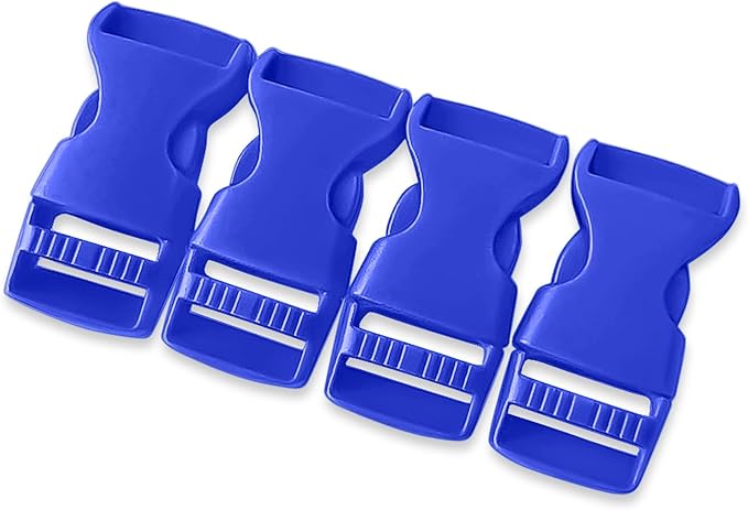 Buckles for Straps Set of 4 Pcs Plastic Buckle Clip Quick Side Release Plastic Fastener