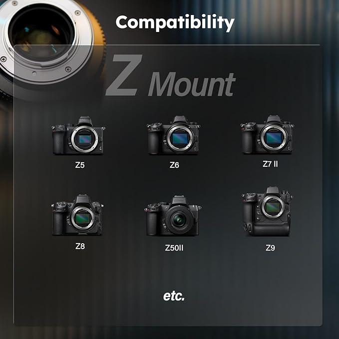 SIRUI 50mm T2.9 1.6X Full-Frame Anamorphic Lens Cinema Lens (Z Mount)