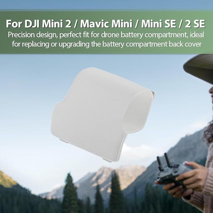 Drone Body Battery Cover for DJI Mini 2 Replacement for DJI Mavic Mini/Mini SE/Mini 2 SE Battery Cover Door Replacement Drone Spare Part Accessories