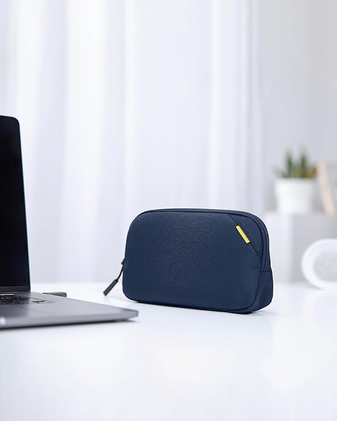 tomtoc Recycled Portable Storage Pouch Bag Case Accessories Organizer Compatible with MacBook Laptop Charger, Mouse, Cables and Hard Drive, Also for Smart Phone Accessories and Personal Items