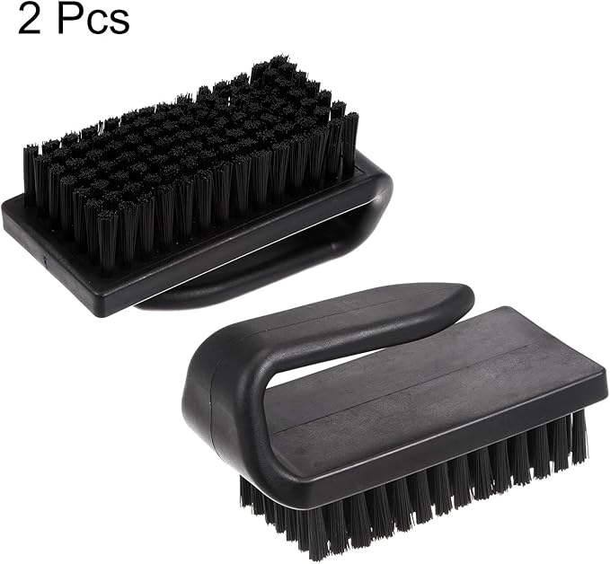 HARFINGTON 2pcs Anti-Static Cleaning Brush U Shape Handle 20x45mm PV Plastic Conductive Bristles Anti Static ESD Brushes for Clean PCB Laptop Keyboard Fan, Etc