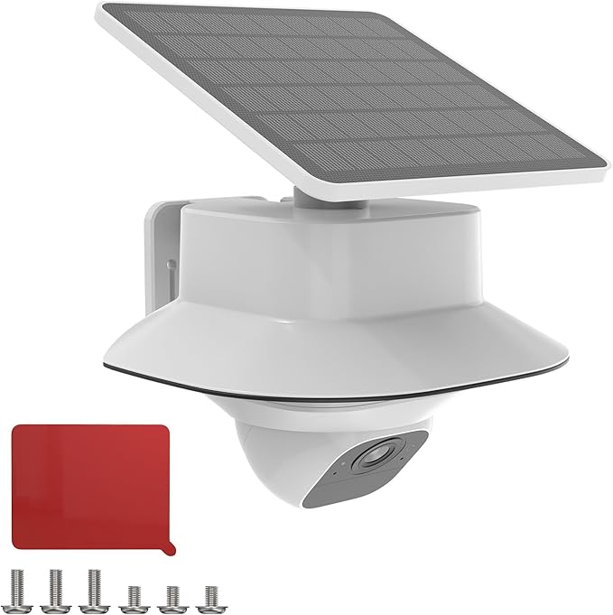 HOLACA Rain Shade Cover Compatible with Eufy Security SoloCam E30, SoloCam E42, Eufy Security 4G LTE Cam S330 Solar Security Camera（1 Pcak）