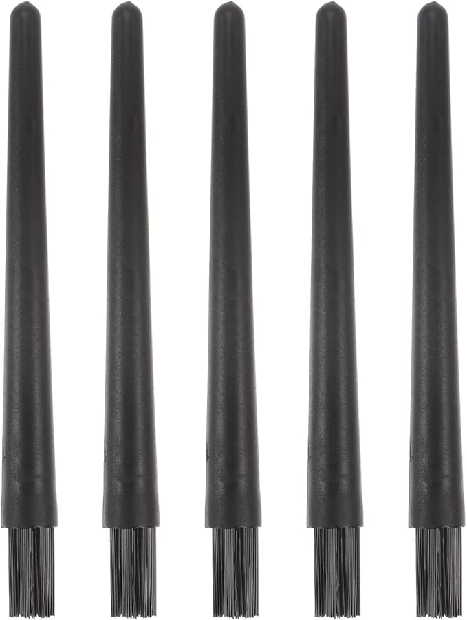 HARFINGTON 5pcs Anti-Static Cleaning Brush 10x18mm PV Plastic Conductive Bristles Small Narrow Anti Static ESD Brushes for Clean PCB Laptop Keyboard Fan