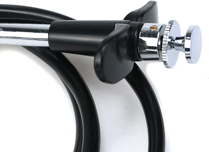 Pastlla 39.4"(100cm) Threaded Release Cable Vibration-Free Black Shutter Release Cable Shutter Release Cable with Bulb-Lock Mechanical Shutter Release Cable