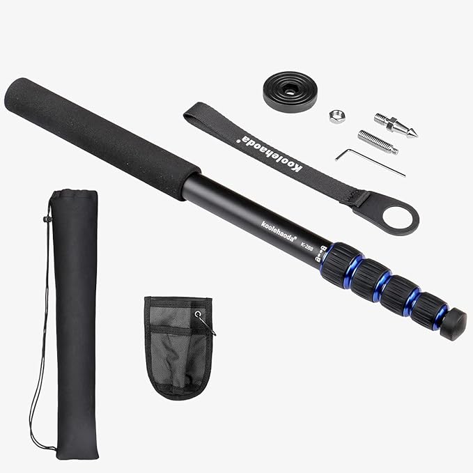 Koolehaoda 64-inch Camera Aluminium Monopod for All Canon Sony, Nikon