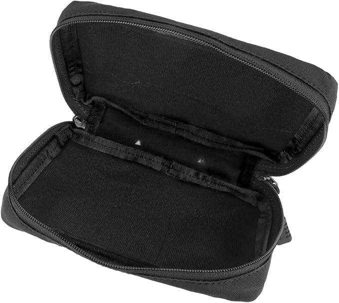 D.M.GEAR MOLLE Pouch Tactical Admin Pouch Belt EDC Tool Organizer Zippered Utility Waist Pack 8.2"x6.3"x1.2"