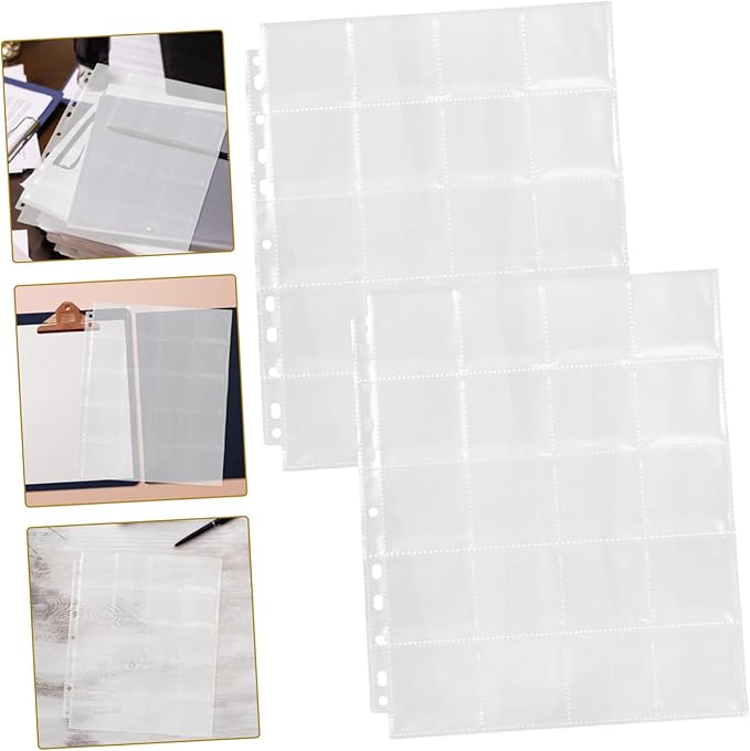 Angoily 30pcs Acid Negative Film Sleeves for Storage Pages Protects Film Negatives for Easy Organization and Transport