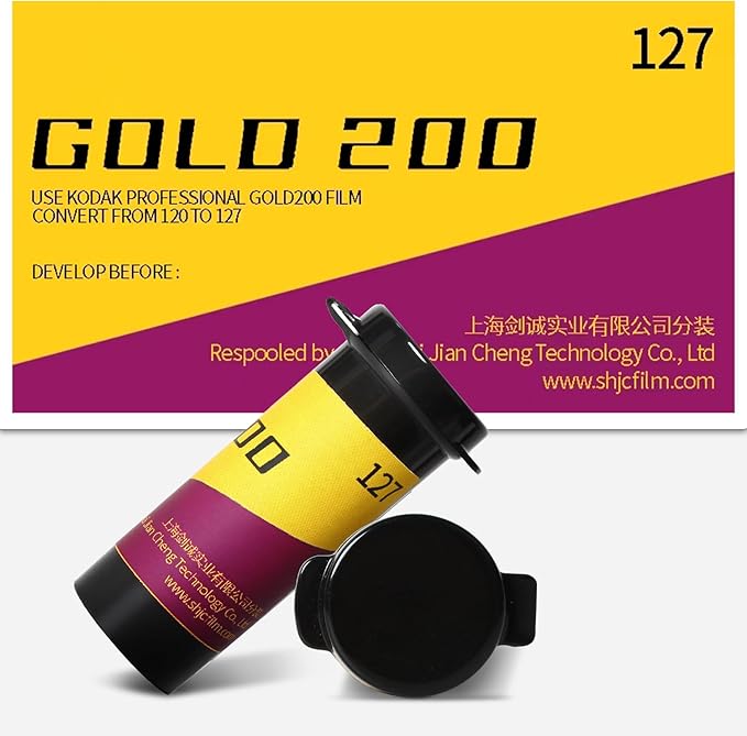 eTone 127 Color ISO 200 Film Gold 200 Roll Negative Film 01-2026 Fresh Qty: 4 Rolls.