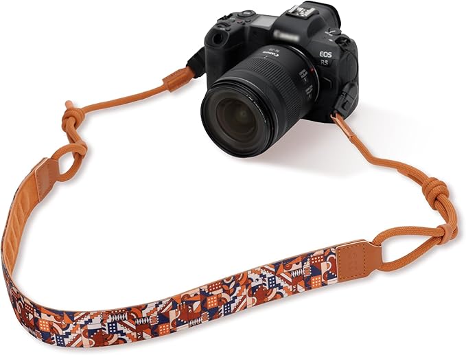 JJC Camera Neck Strap with Quick Release, 47-63" Adjustable Shoulder Sling Strap for Canon EOS R100 R50V R50 R6 Sony A7 V A7 IV A7R V A7C II Fujifilm X half X-E5 X-M5 X-T50 X-T30 III II - TribalGeo