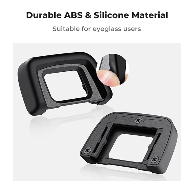 K&F Concept Eyepiece Cover & Hot Shoe Cover Kit, Viewfinder Protector Eyecup Eye Cup DK-24 for Nikon D5000 D5100 D3000 D3100 Camera Viewfinder